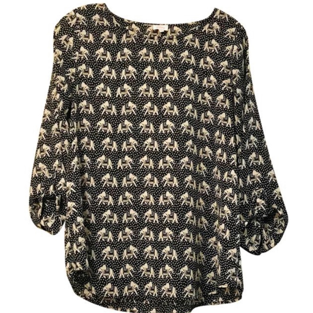 Pixley Elephant Top Sz M